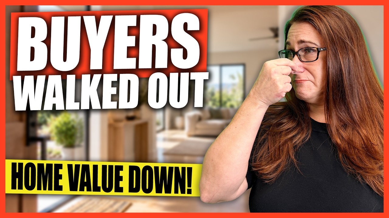 Tricia Garcia reacting to a bad house smell, illustrating the 5 house smells buyers notice first when you sell